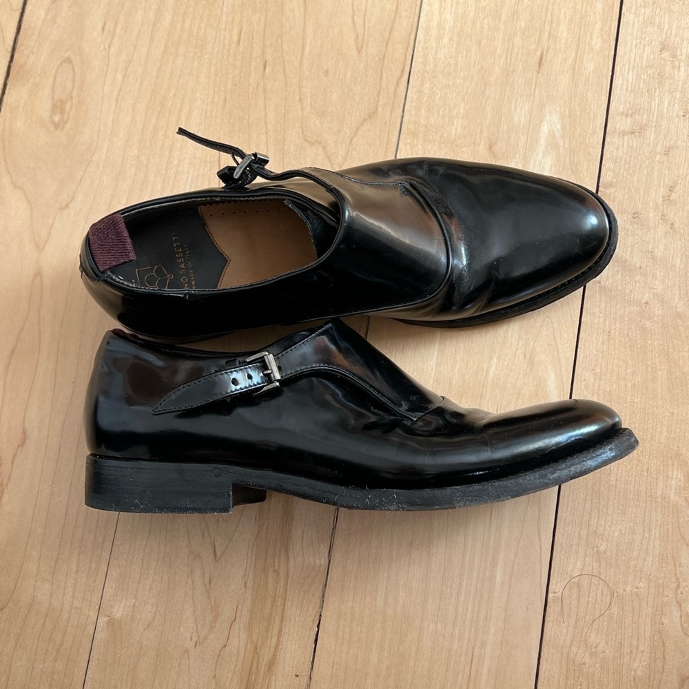 Vintage leather Silviano Sassetti oxfords